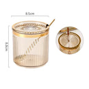 GobekUsa Acrylic Seasoning Jar Set with Tray - Kitchen Storage Organizer