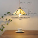 GobekUsa Glass Copper Pendant Light Modern LED Hanging Light for Home Decor
