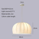 GobekUsa Elegant Silk Pendant Light for Dining Living Bedroom