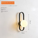 GobekUsa LED Glass Wall Sconce Lamp for Bedroom Living Room Staircase