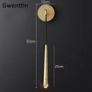GobekUsa Crystal Water Drop Wall Sconce for Bathroom & Bedroom, Gold LED Mirror Light