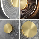GobekUsa Gold LED Round Wall Lamp for Elegant Indoor Lighting
