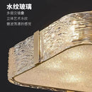 GobekUsa Gold Glass Ceiling Chandelier LED Suspension Luminaire for Home Decor