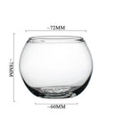 GobekUsa 400ml Transparent Glass Coffee Mug for Home Bar Party Cocktails