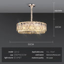 GobekUsa Crystal Ring Chandelier: 2024 Luxury Bedroom Dining Room Lighting