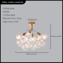 GobekUsa Glass Balls Ceiling Pendant Lights Minimalist Living Room Chandelier Shop Bar Decor