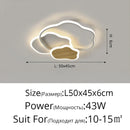 GobekUsa LED Chandeliers Modern Indoor Lighting Dimmable Luster Fixture for Home Decor