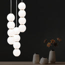 GobekUsa LED Spiral Ball Pendant: Modern Nordic Art Decor Lighting for Bedroom/Kitchen/Dining Room