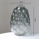 GobekUsa Gradient Glass Vase for Home Decor & Hydroponic Flowers