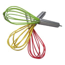 GobekUsa 8-Inch Stainless Steel Silicone Whisk Mixer for Baking & Cooking