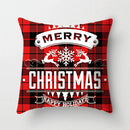 GobekUsa Christmas Cushion Cover 45x45cm Xmas Pillowcase for Sofa - Happy New Year 2023
