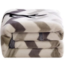 GobekUsa Winter Raschel Blanket: Double Layered Warm Flannel Bedding Blanket
