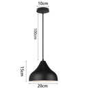 GobekUsa Black Aluminium Modern Pendant Light for Living Room Dining Table Decor