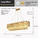 GobekUsa Golden Branch Crystal Chandelier for Bedroom & Living Room