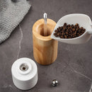 GobekUsa 6-Inch Manual Wooden Salt Pepper Grinder, Multi-Purpose Ceramic Kitchen Tool