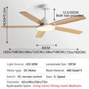 GobekUsa Living Bedroom Ceiling Fan With Light, Remote Control, 48-60 Inch, LED, DC, 220V