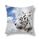 GobekUsa Brave Tiger Pattern Print Pillowcase, Super Peach Skin Cushion Cover
