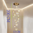 GobekUsa Crystal LED Chandelier: Modern 5head Highlight for Bedroom, Bar, Study Room Decor