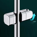 GobekUsa Adjustable ABS Plastic Shower Slide Rail Holder Bracket