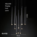 GobekUsa Gold Copper Chandelier for Living Room, Staircase, Foyer, Dining Room, Cafe, Bar