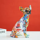 GobekUsa Chihuahua Dog Resin Sculpture Pop Art Animal Statue Home Decor Object