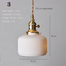 GobekUsa Japanese Ceramic Pendant Light Scandinavian Style Luxury Lamp