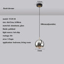 GobekUsa Adjustable Angle LED Pendant Light: Modern Stretchable Chandelier for Home Decor
