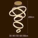 GobekUsa LED Chandelier for Modern Bedroom Living Room Decor Lighting