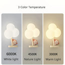 GobekUsa Cloud Shape LED Baby Room Wall Lamp - Eye Care Bedroom Fixture