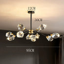 GobekUsa Crystal Chandelier: Luxury Living Room Dining Ceiling Light