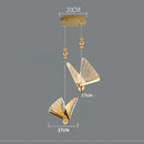 GobekUsa Butterfly LED Pendant Light for Bedroom and Living Room Decor