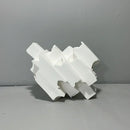GobekUsa Geometric Ceramics Flower Arrangement Sculpture Square Pipe Irregular Decor