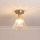 GobekUsa Diamond Glass LED Ceiling Lights - Modern Nordic Luxury Canopy Fixture