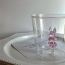 GobekUsa Cactus Bunny Duckling Glass Cup - Table Decor Drinkware