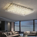 GobekUsa Crystal Ceiling Lamp: Modern Minimalist Indoor LED Lighting for Living Room, Dining & Bedroom