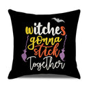 GobekUsa Halloween Linen Cushion Cover for Living Room Decor and Sofa - Trick or Treat