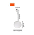 GobekUsa Glass Ball LED Pendant Light - White Nordic Hanging Fixture