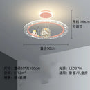 GobekUsa Astronaut LED Chandeliers: Remote-controlled Ceiling Pendant for Children's Room, Boy's Study, Nursery