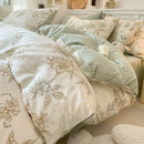 GobekUsa Cartoon Printed Cotton Quilt Cover Set - Soft, Breathable, Colorfast Bedding