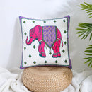 GobekUsa Boho Farmhouse Floral Square Pillow Cover Set of 2