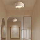 GobekUsa LED Yellow Travertine Flush Mount Ceiling Light Fixtures
