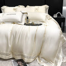 GobekUsa Eucalyptus Lyocell 1000TC Luxury Bedding Set with Wide Edge, Soft Silky & Breathable