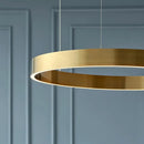 GobekUsa Gold LED Chandelier: Modern Hanging Light for Dining Room & Bedroom
