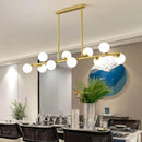 GobekUsa Bubble Ball LED Hanging Chandelier: Modern Nordic Magic Bean Design with G9 Lights