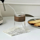 GobekUsa Glass Iced Latte Coffee Cup for Hot/Cold Beverages
