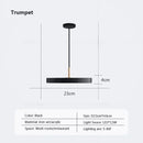 GobekUsa LED Pendant Light: Iron, Black, White, Blue, Dining, Bedroom, Living, Study, Indoor.