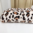 GobekUsa Leopard Print Warm Blanket for Office, Dorm, and Sofa
