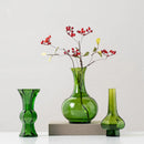 GobekUsa Green Glass Geometry Vase Hydroponics Terrarium Home Decoration Accessory