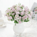 GobekUsa Hydrangea Bouquet Artificial Flowers Home Decor Wedding Floral Arrangement Bouquet