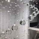 GobekUsa Large LED Crystal Spiral Chandelier for Modern Living Room, Staircase, Bedroom, Hotel